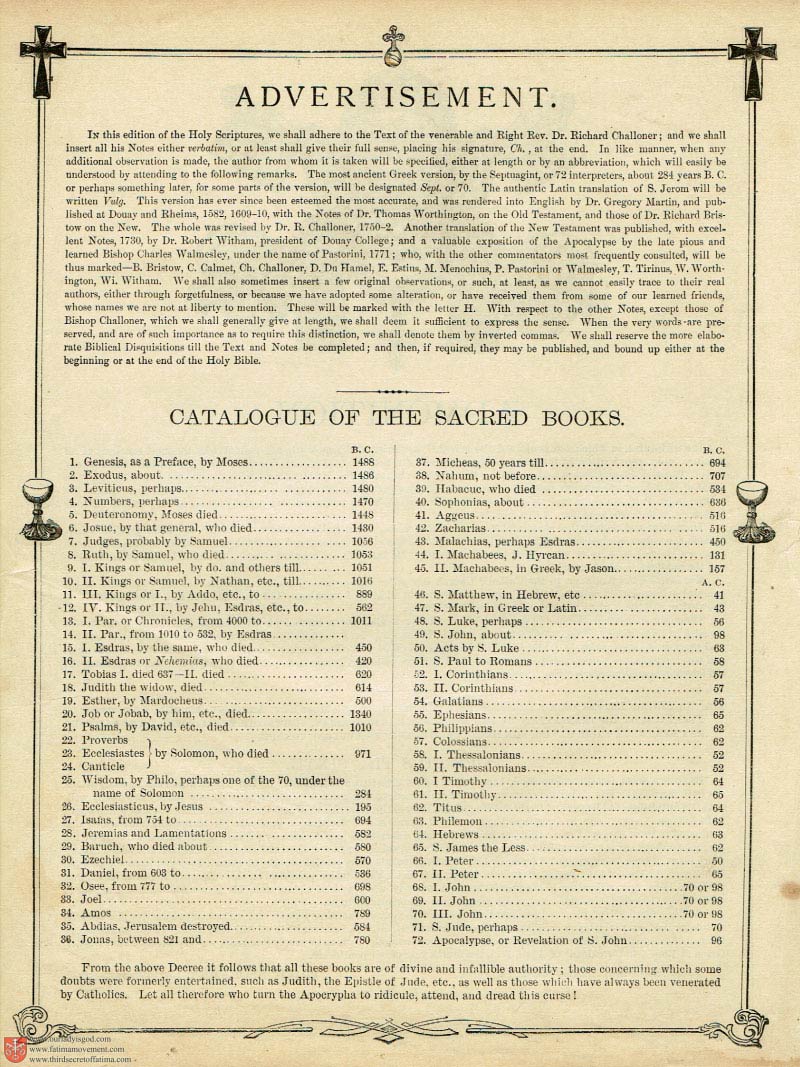 The Haydock Douay Rheims Bible page 0000