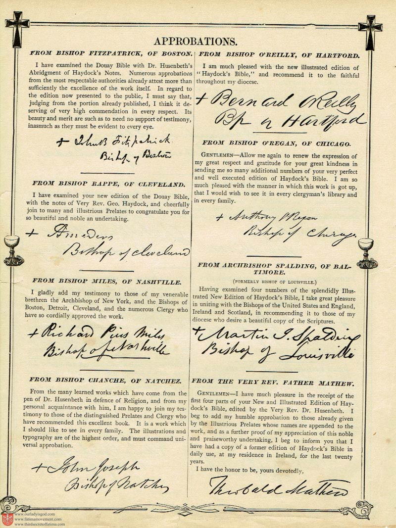 The Haydock Douay Rheims Bible page 0000