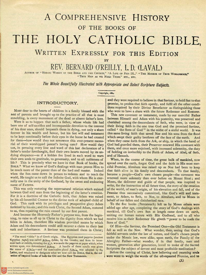 The Haydock Douay Rheims Bible page 0000