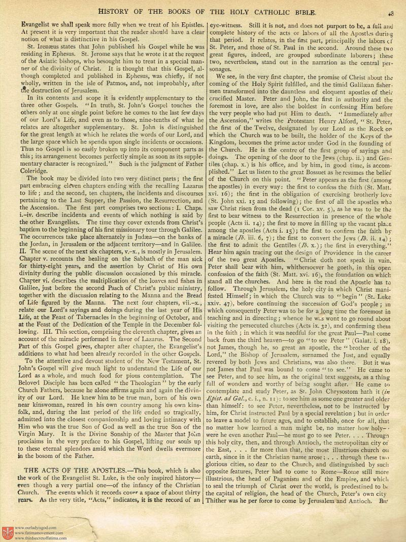 The Haydock Douay Rheims Bible page 0000