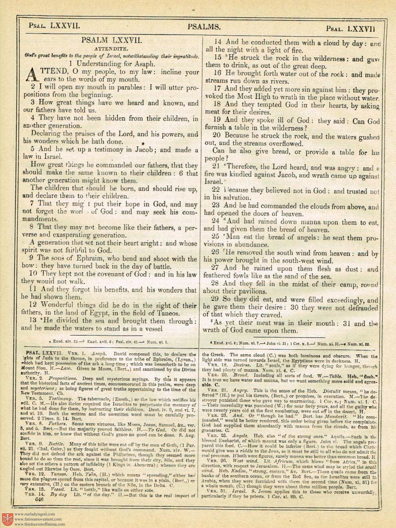 The Haydock Douay Rheims Bible page 0000