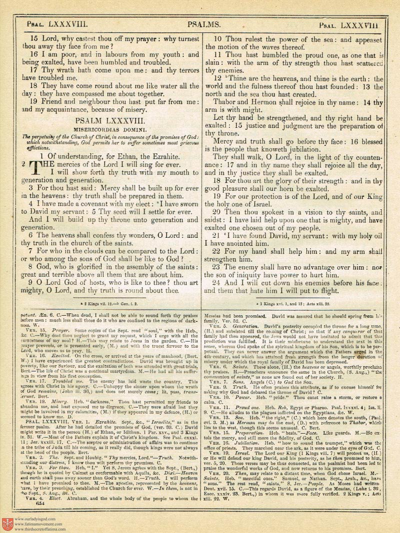 The Haydock Douay Rheims Bible page 0000