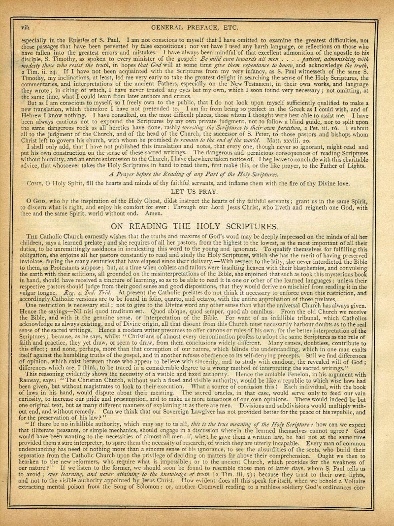 The Haydock Douay Rheims Bible page 0000