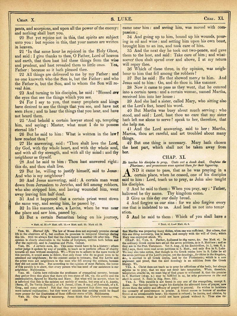 The Haydock Douay Rheims Bible page 1610