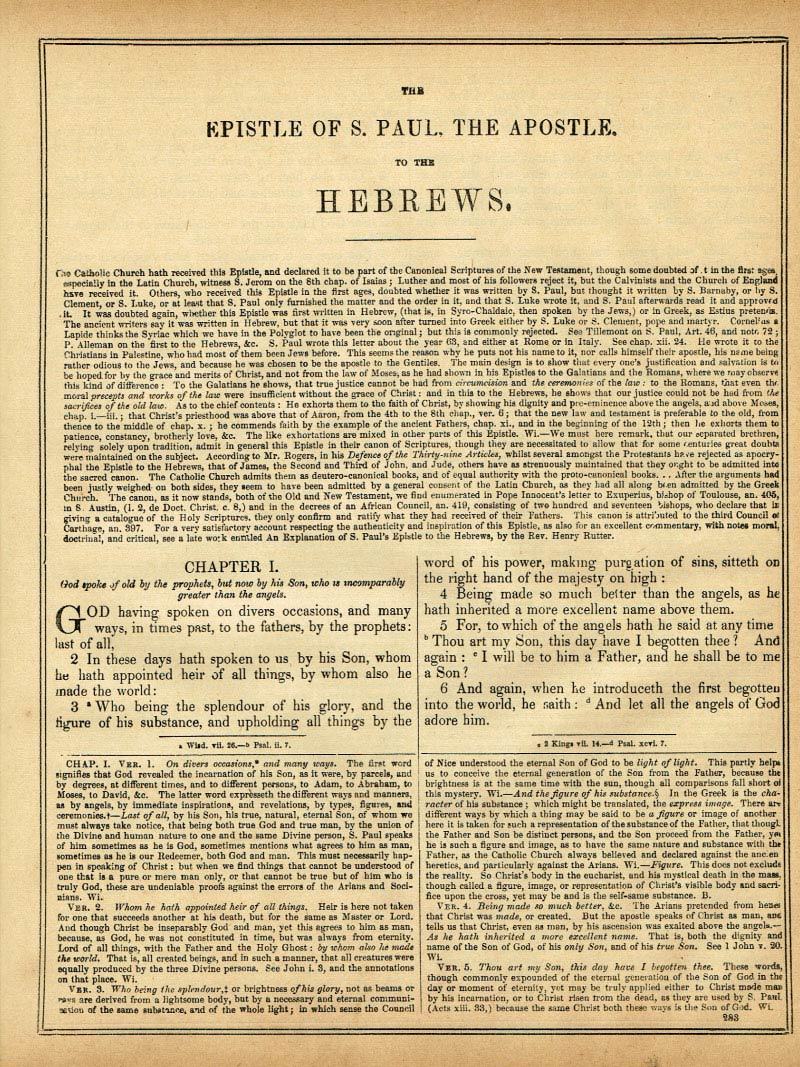 The Haydock Douay Rheims Bible page 0000