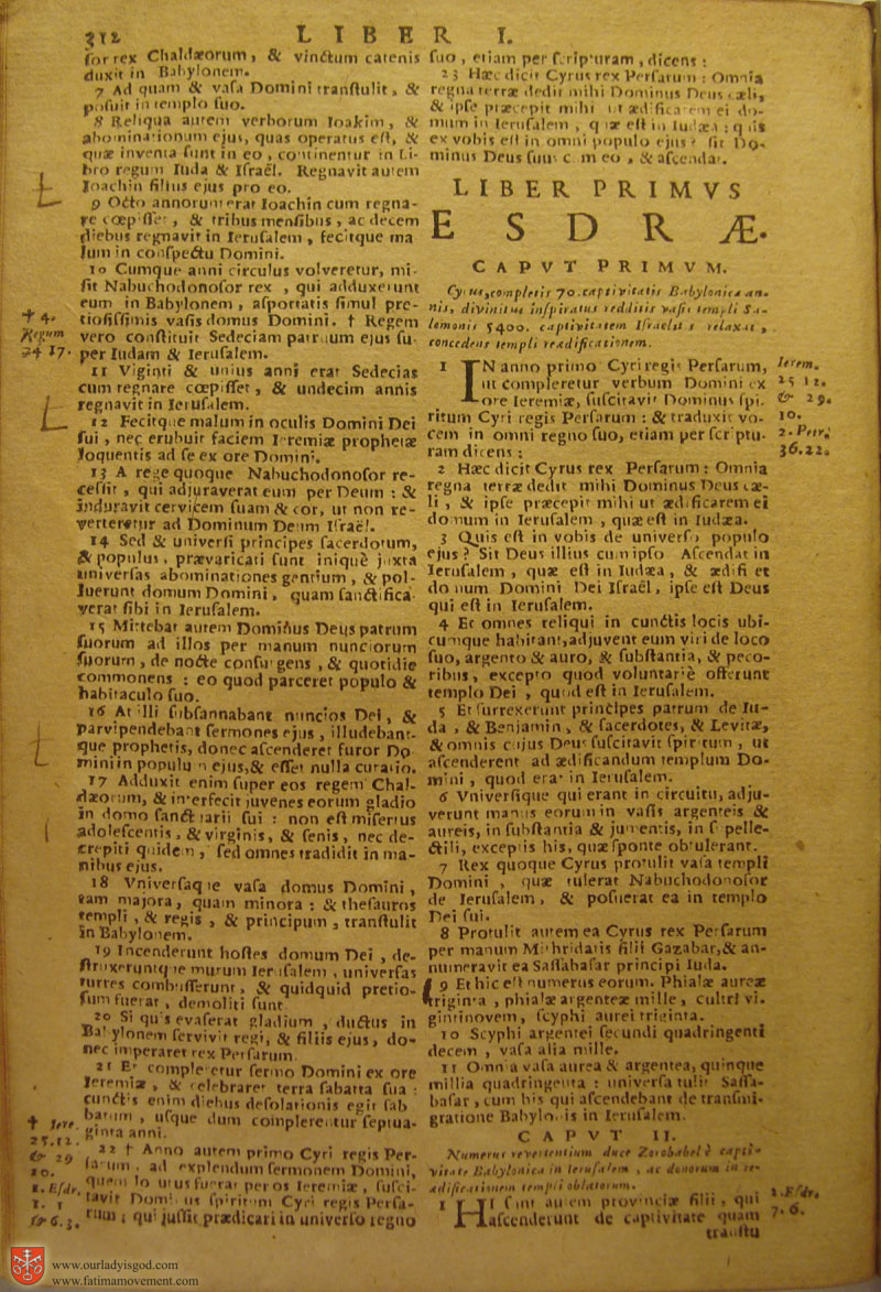 Catholic Latin Vulgate Bible page 0327