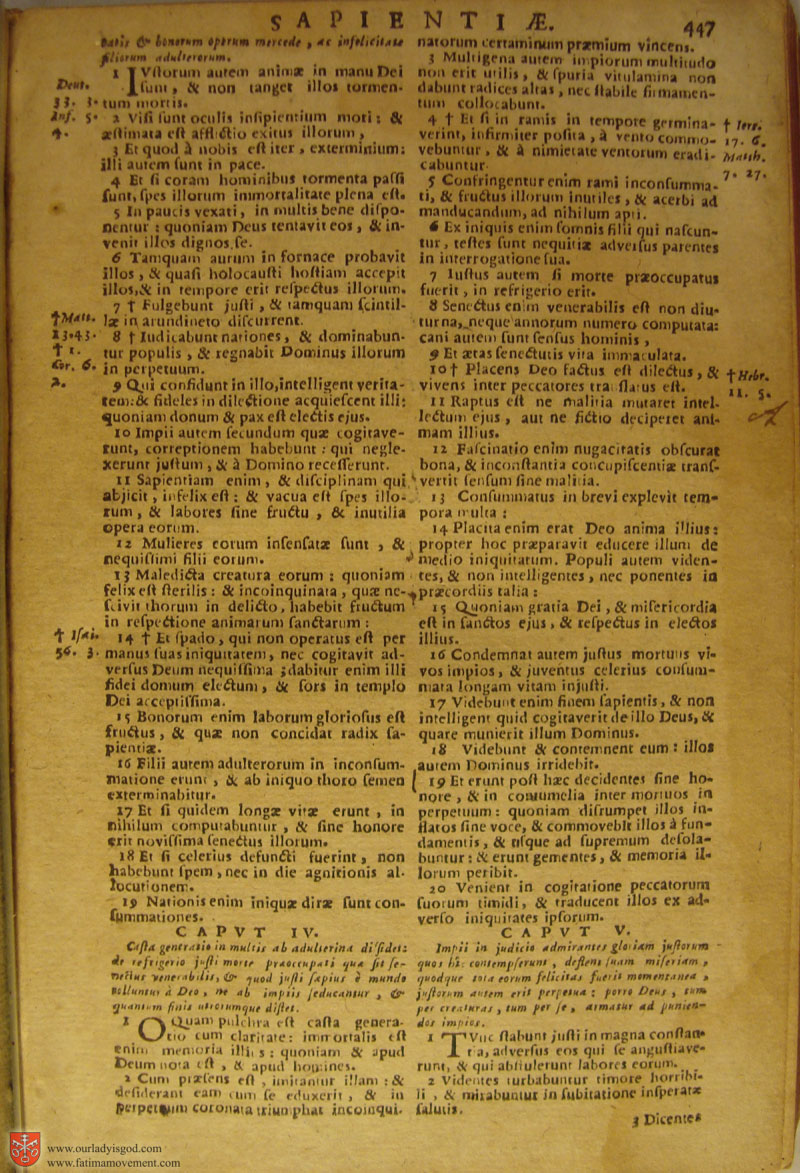 Catholic Latin Vulgate Bible page 0462