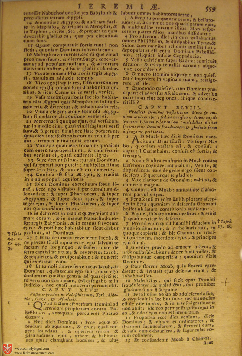 Catholic Latin Vulgate Bible page 0574