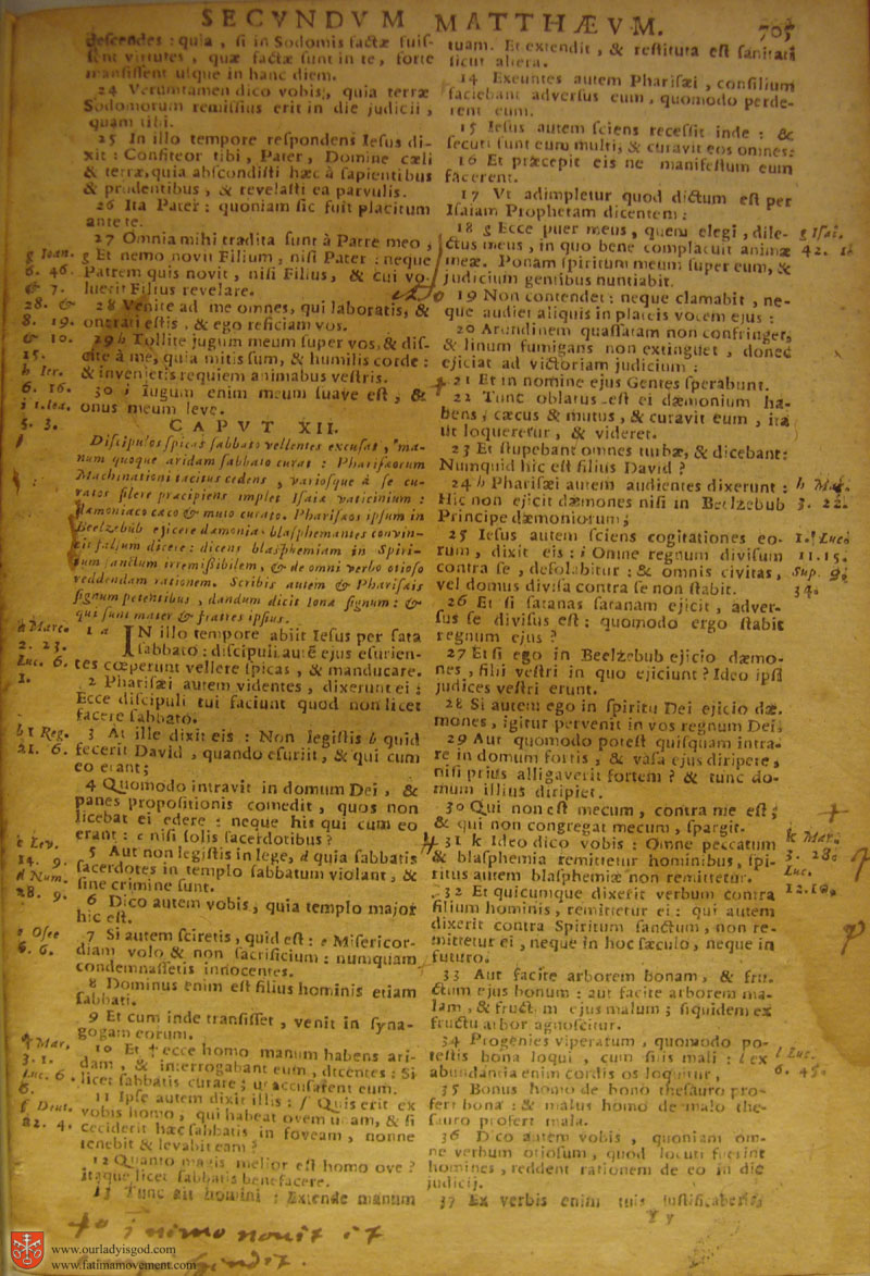 Catholic Latin Vulgate Bible page 0720