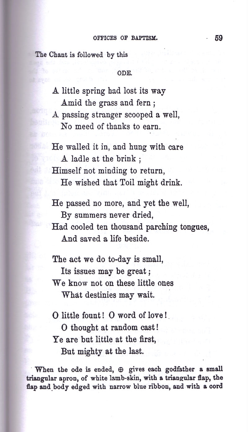 Masonic Baptism of Children by Albert Pike Part I page 59