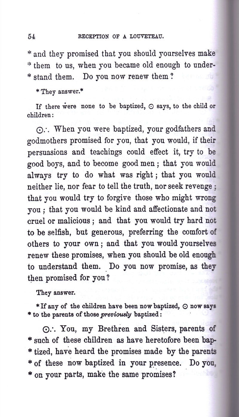 Masonic Baptism of Children by Albert Pike Part II page 54