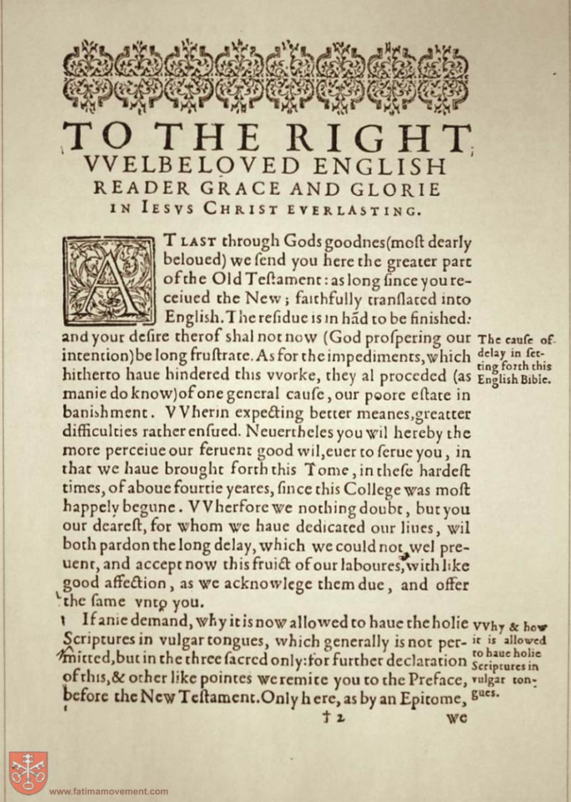 Original Douay Rheims Catholic Bible scan 0003