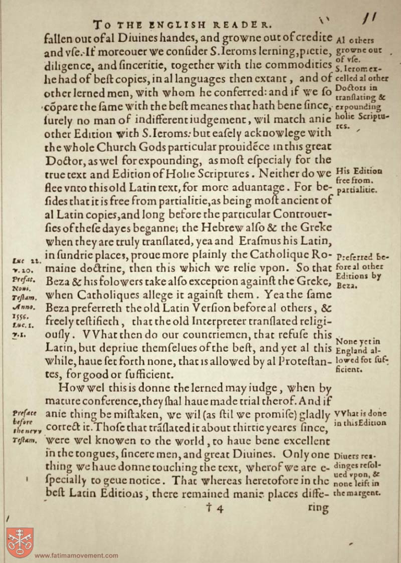 Original Douay Rheims Catholic Bible scan 0007