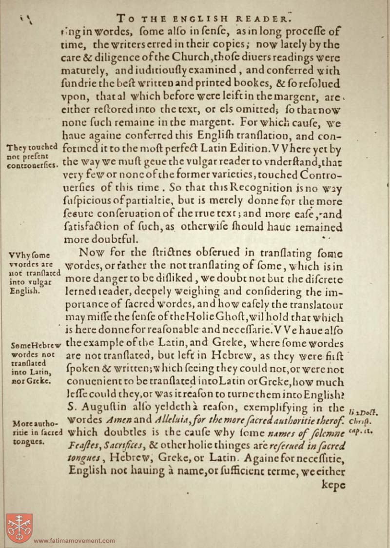 Original Douay Rheims Catholic Bible scan 0008