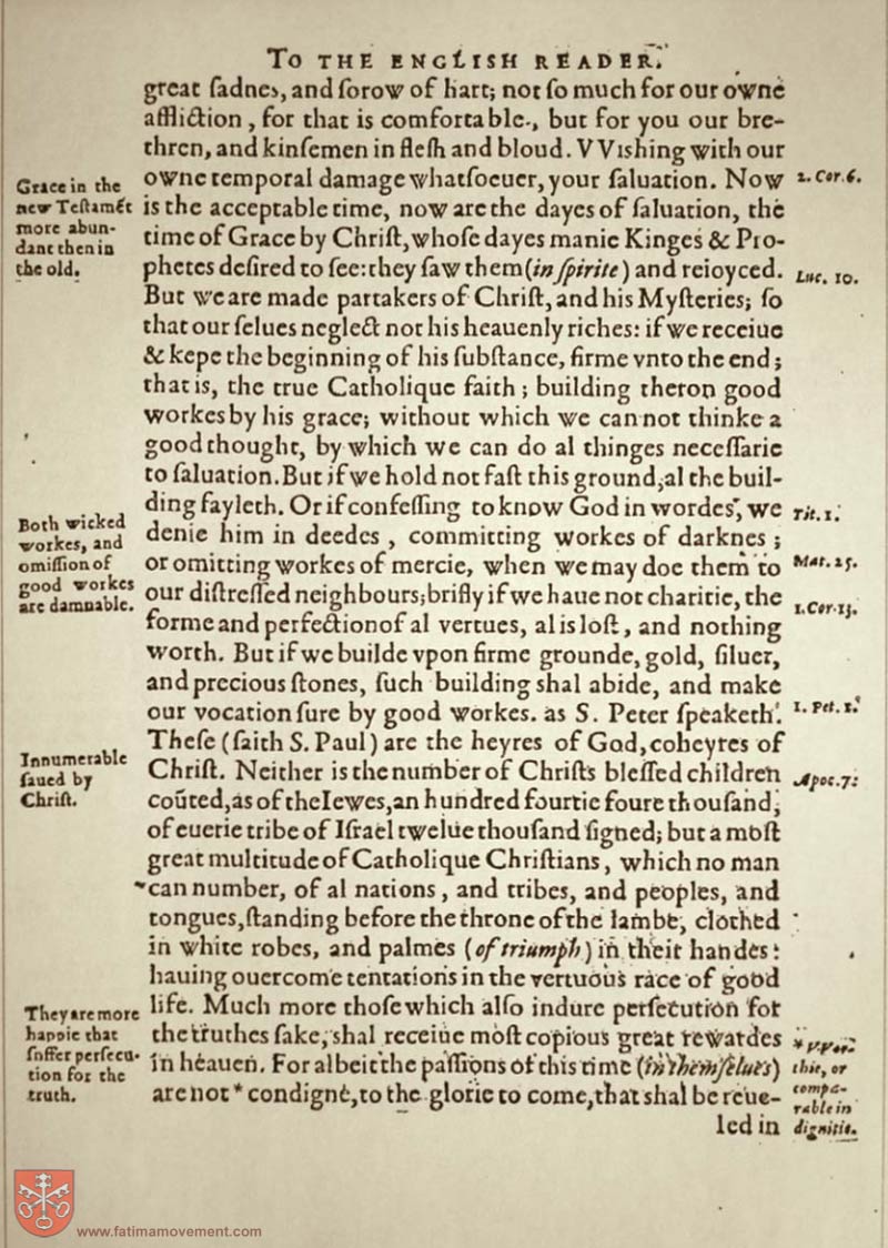 Original Douay Rheims Catholic Bible scan 0012