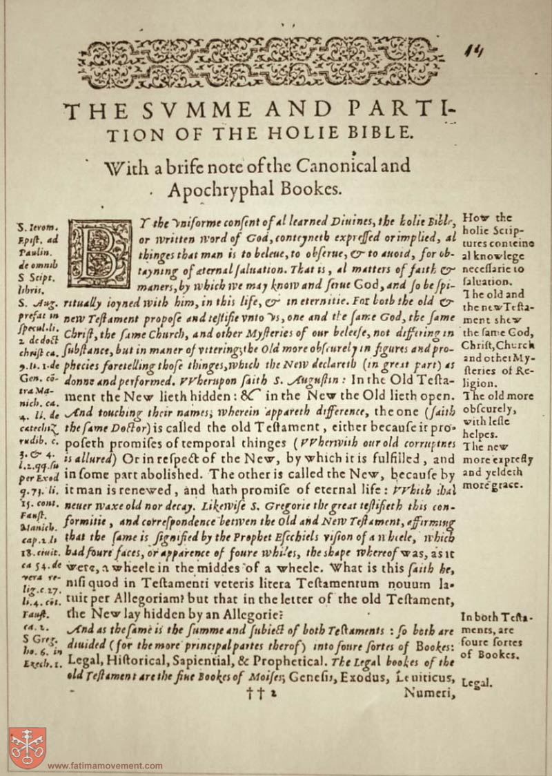 Original Douay Rheims Catholic Bible scan 0015