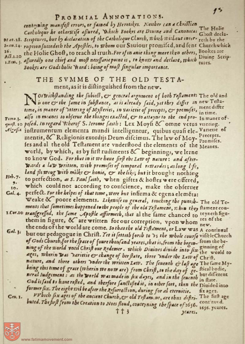 Original Douay Rheims Catholic Bible scan 0017