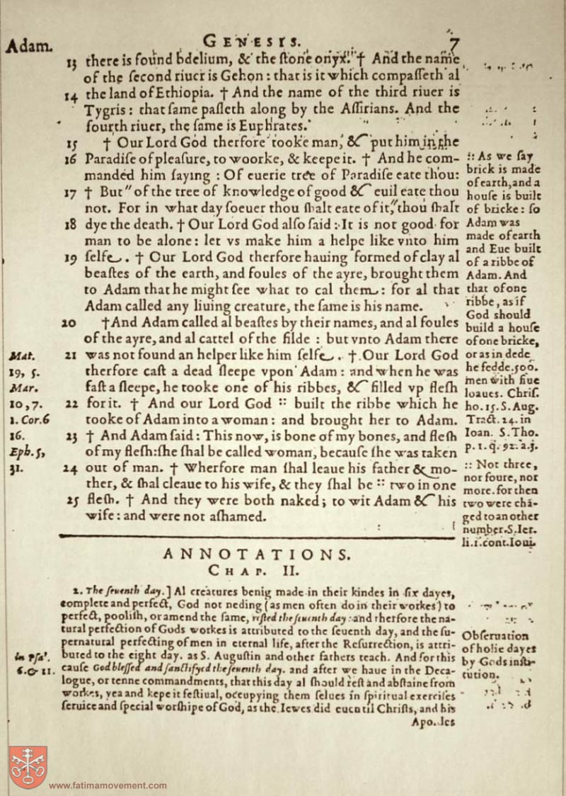 Original Douay Rheims Catholic Bible scan 0027