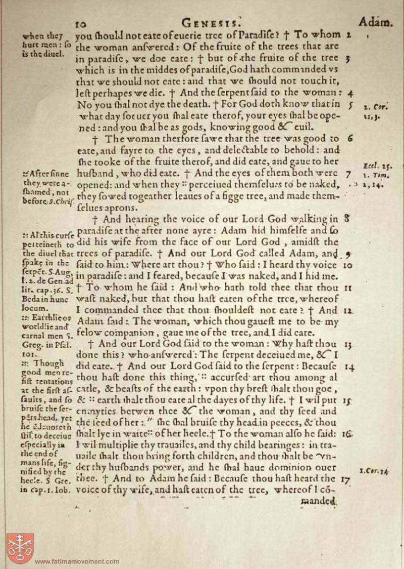 Original Douay Rheims Catholic Bible scan 0030