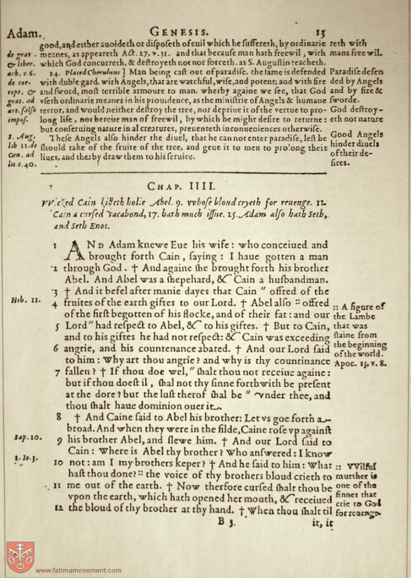 Original Douay Rheims Catholic Bible scan 0033