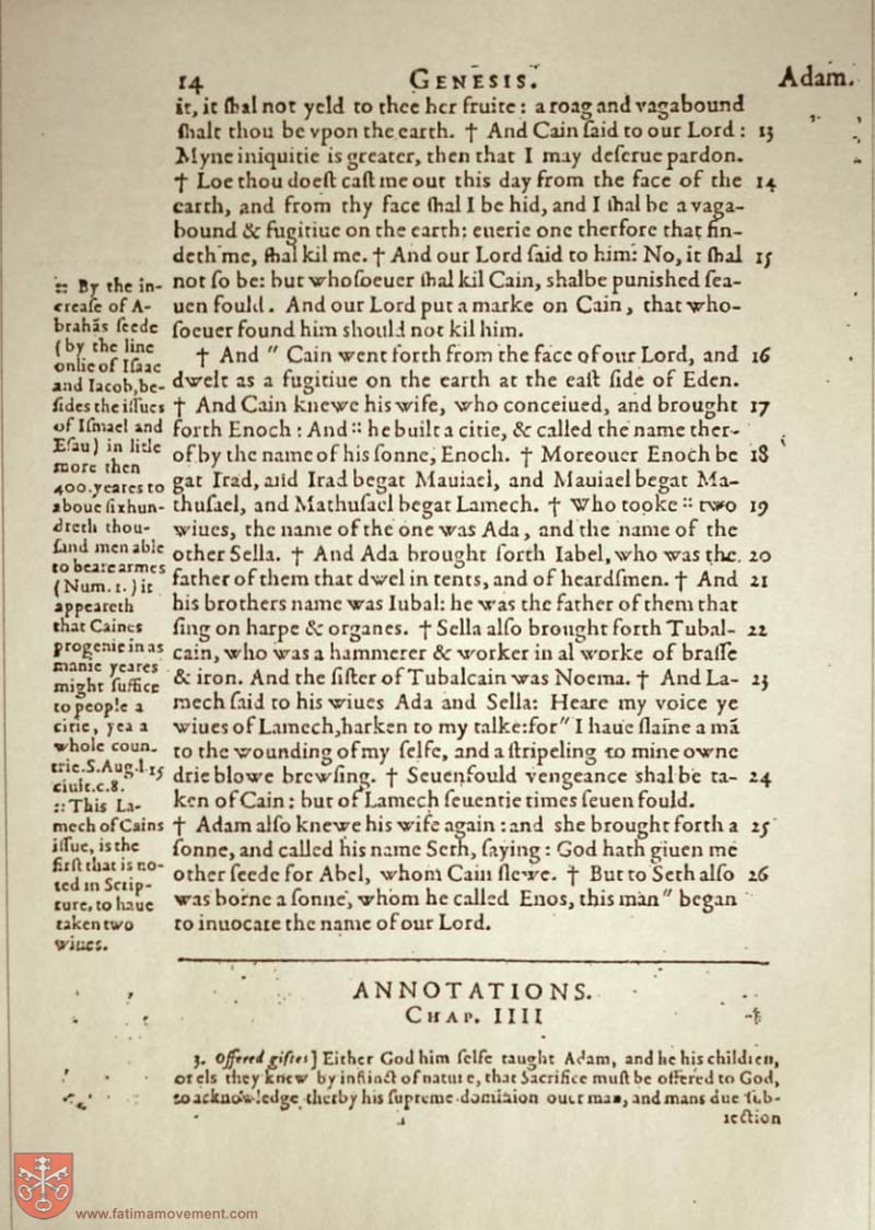 Original Douay Rheims Catholic Bible scan 0034