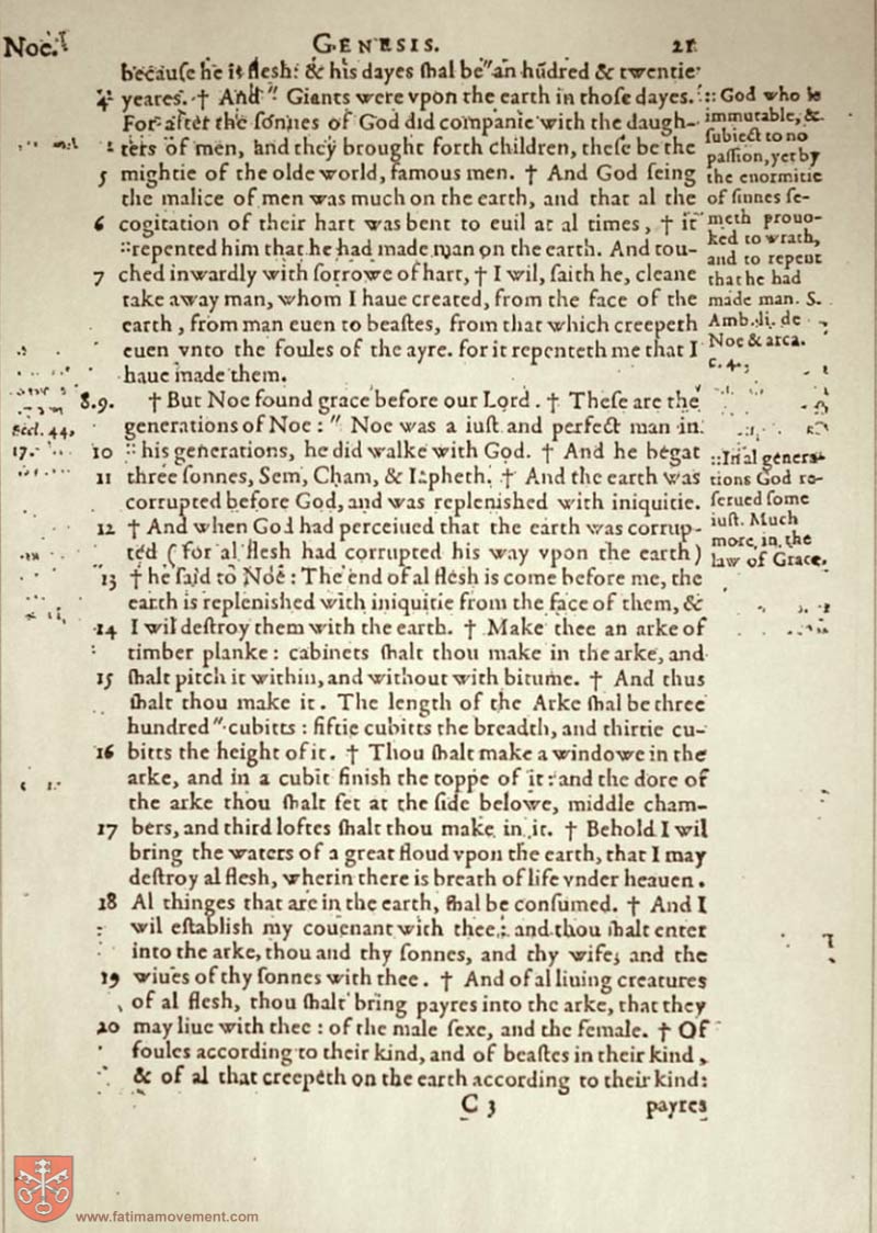 Original Douay Rheims Catholic Bible scan 0041