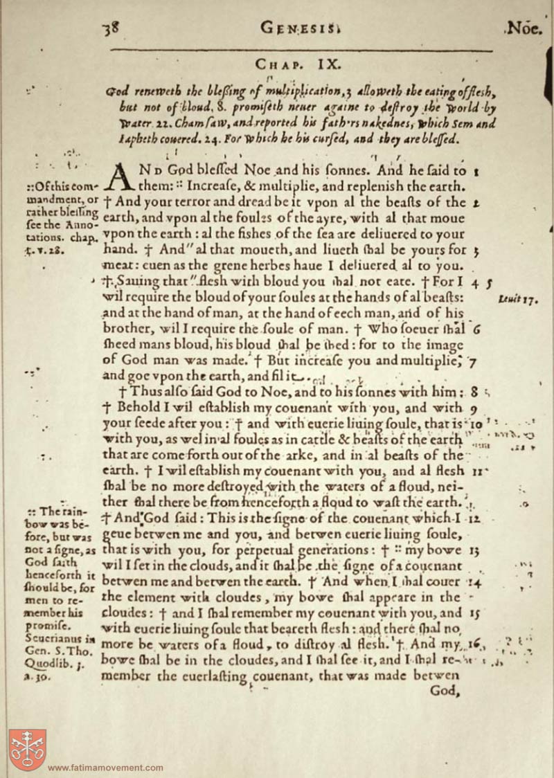 Original Douay Rheims Catholic Bible scan 0058
