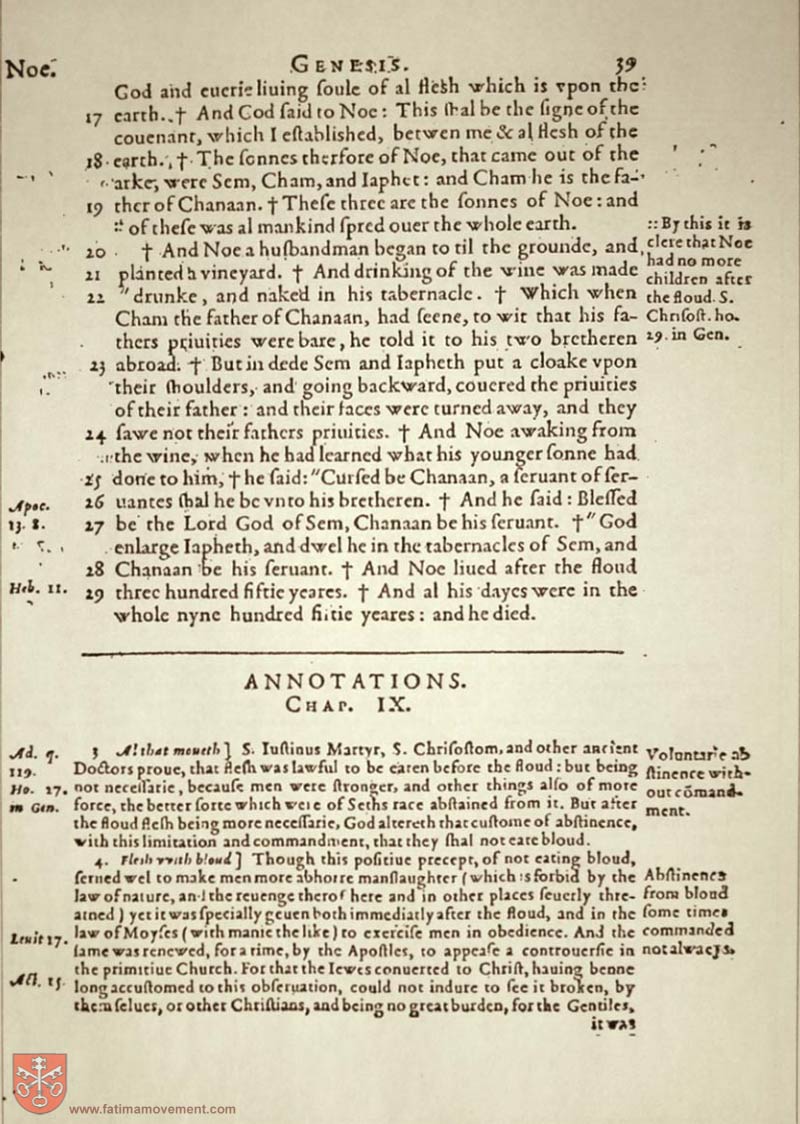 Original Douay Rheims Catholic Bible scan 0059