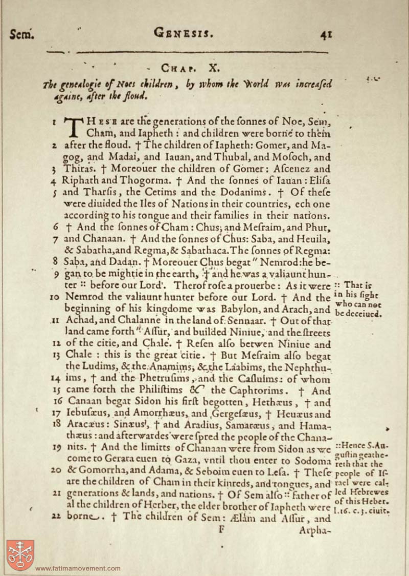 Original Douay Rheims Catholic Bible scan 0061