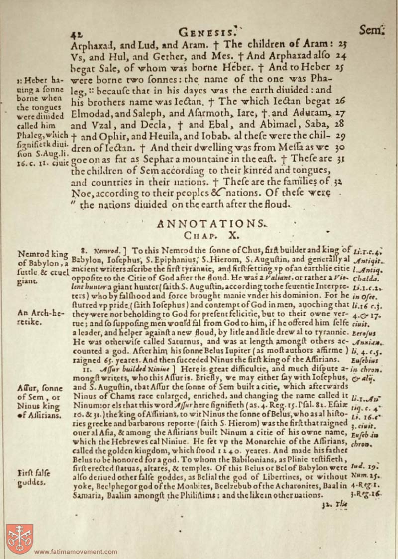 Original Douay Rheims Catholic Bible scan 0062