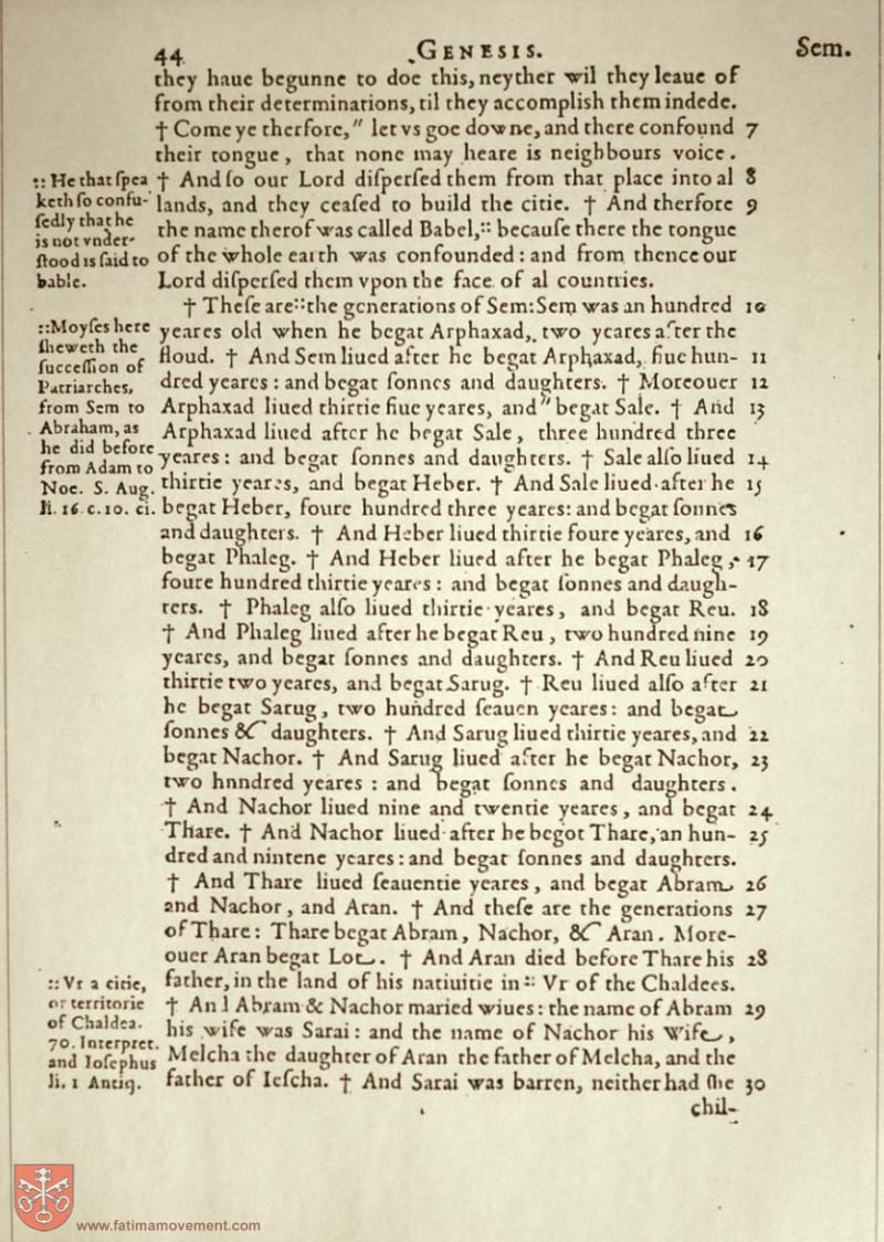 Original Douay Rheims Catholic Bible scan 0064