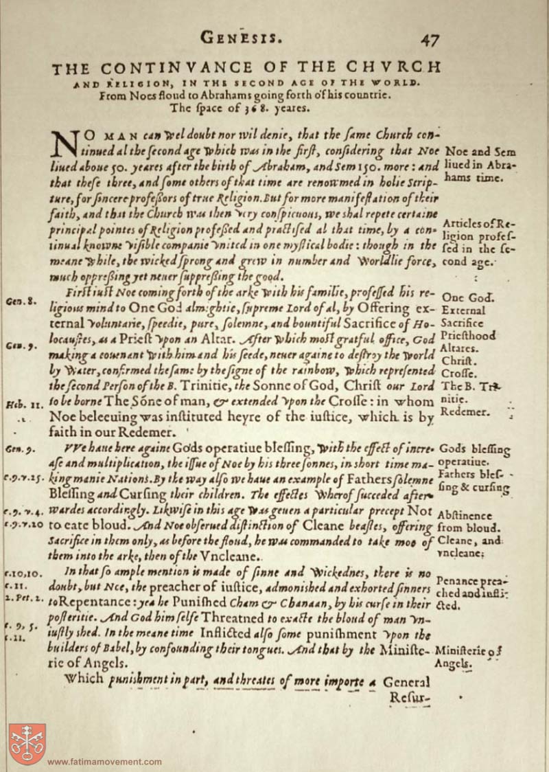 Original Douay Rheims Catholic Bible scan 0067