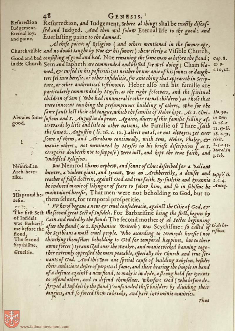 Original Douay Rheims Catholic Bible scan 0068