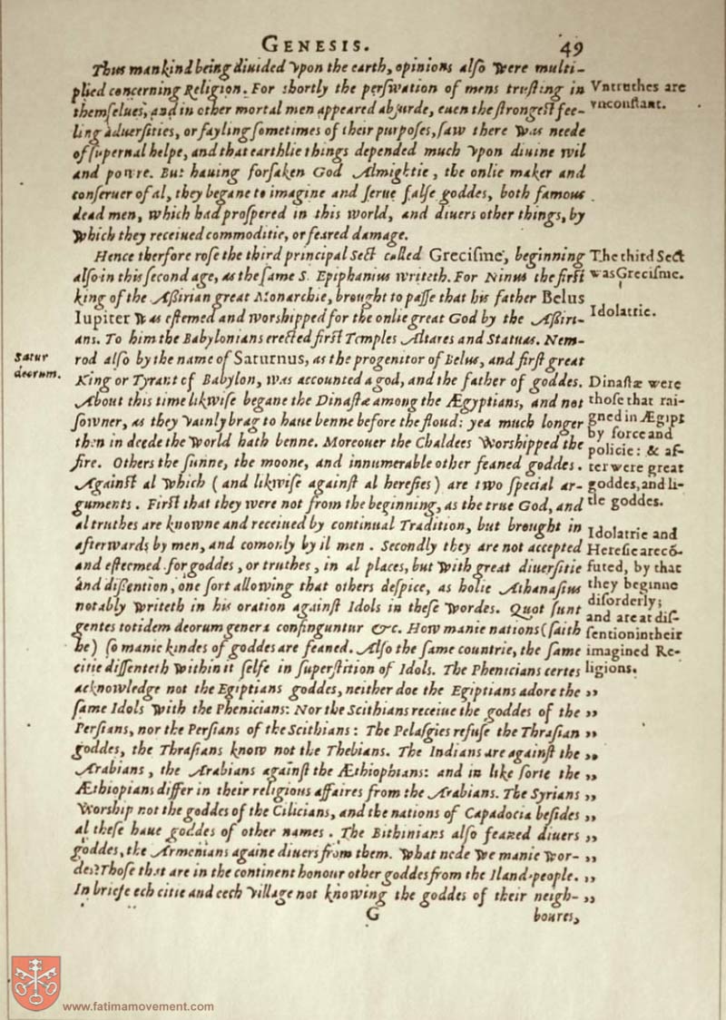 Original Douay Rheims Catholic Bible scan 0069