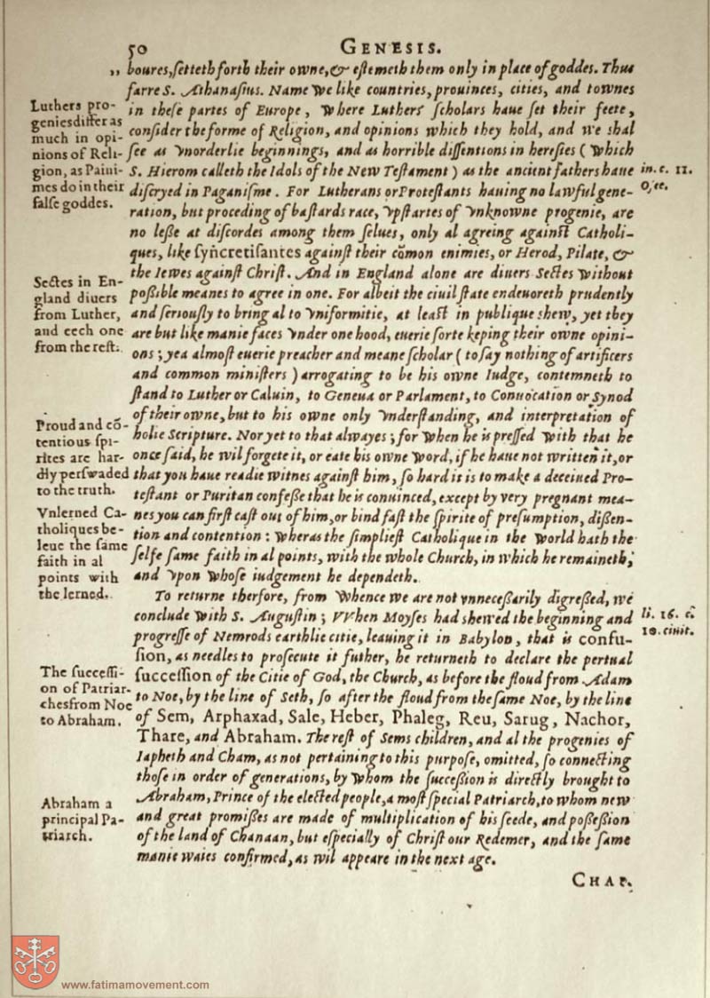 Original Douay Rheims Catholic Bible scan 0070
