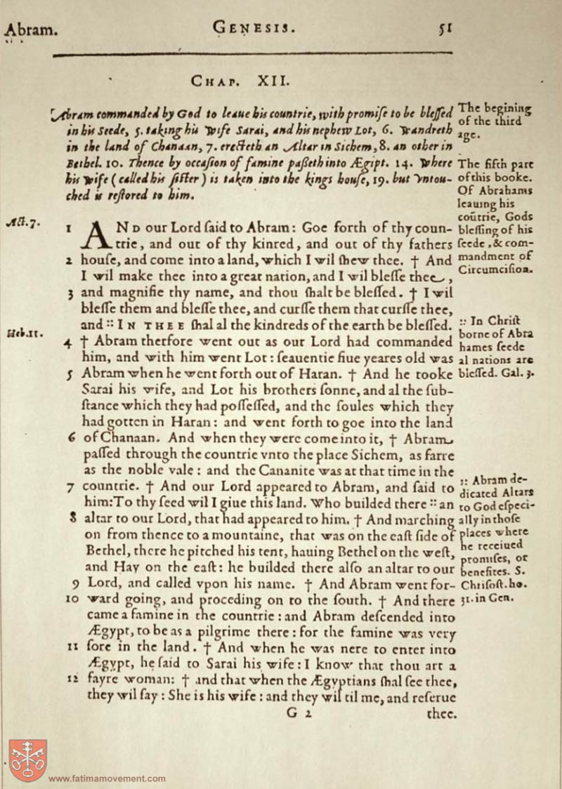 Original Douay Rheims Catholic Bible scan 0071