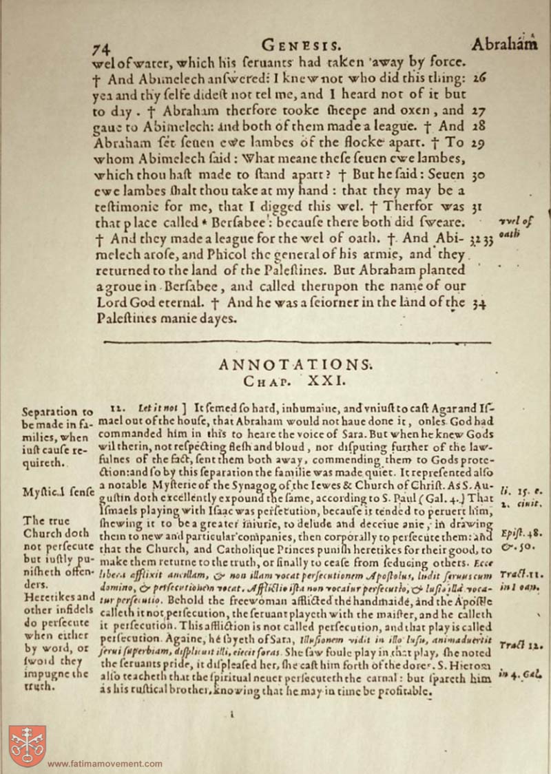 Original Douay Rheims Catholic Bible scan 0094