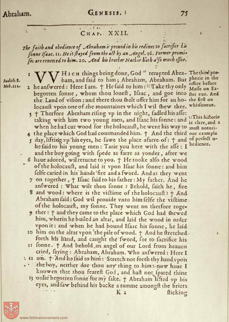 Original Douay Rheims Catholic Bible scan 0095