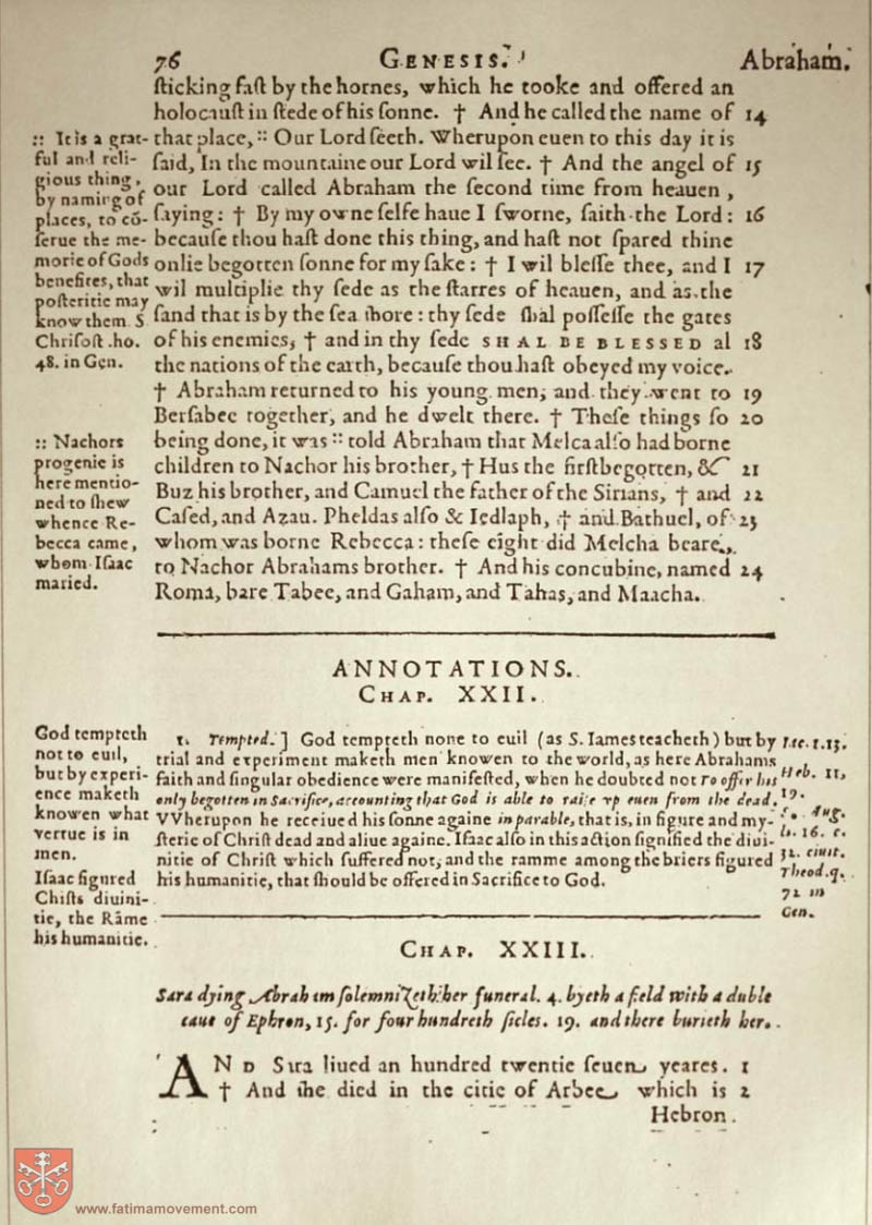 Original Douay Rheims Catholic Bible scan 0096