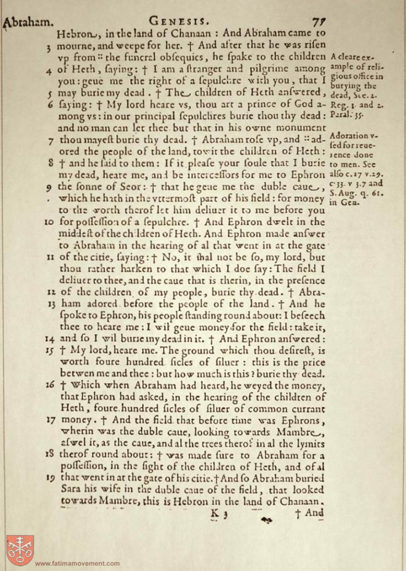 Original Douay Rheims Catholic Bible scan 0097
