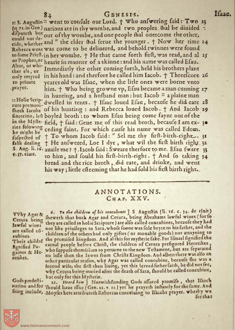 Original Douay Rheims Catholic Bible scan 0104