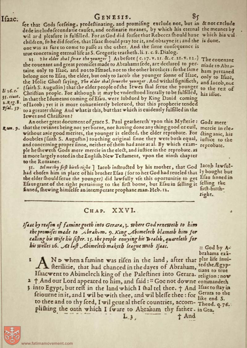 Original Douay Rheims Catholic Bible scan 0105