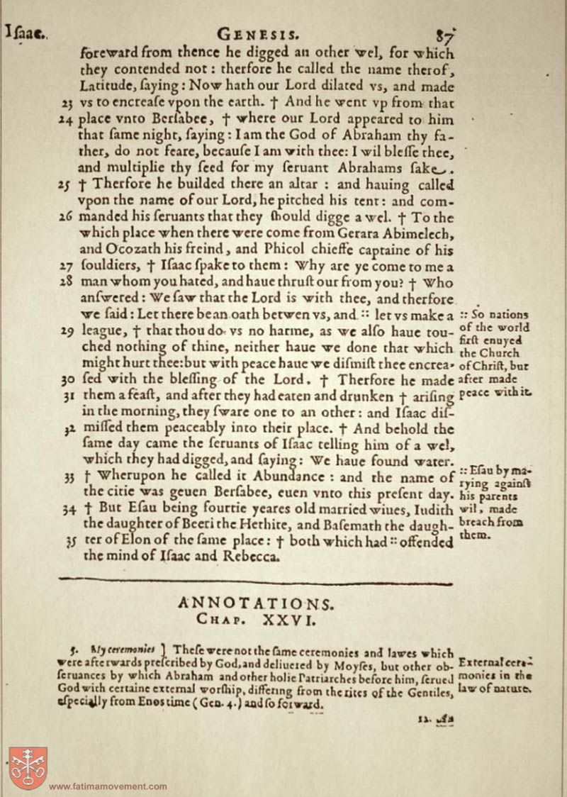 Original Douay Rheims Catholic Bible scan 0107