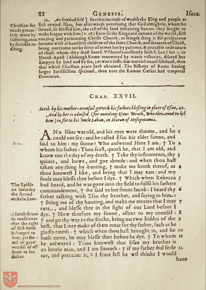Original Douay Rheims Catholic Bible scan 0108