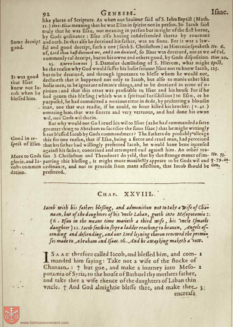 Original Douay Rheims Catholic Bible scan 0112