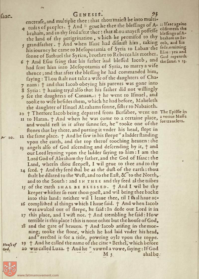 Original Douay Rheims Catholic Bible scan 0113