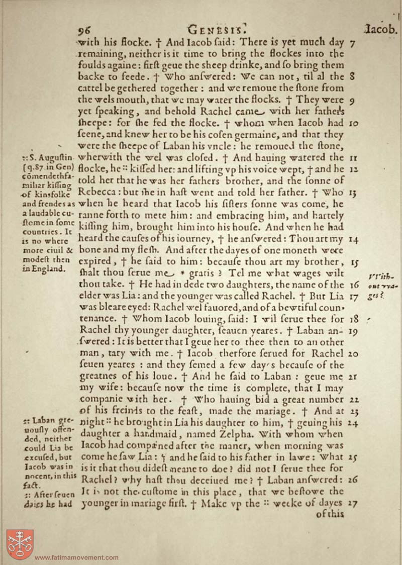 Original Douay Rheims Catholic Bible scan 0116