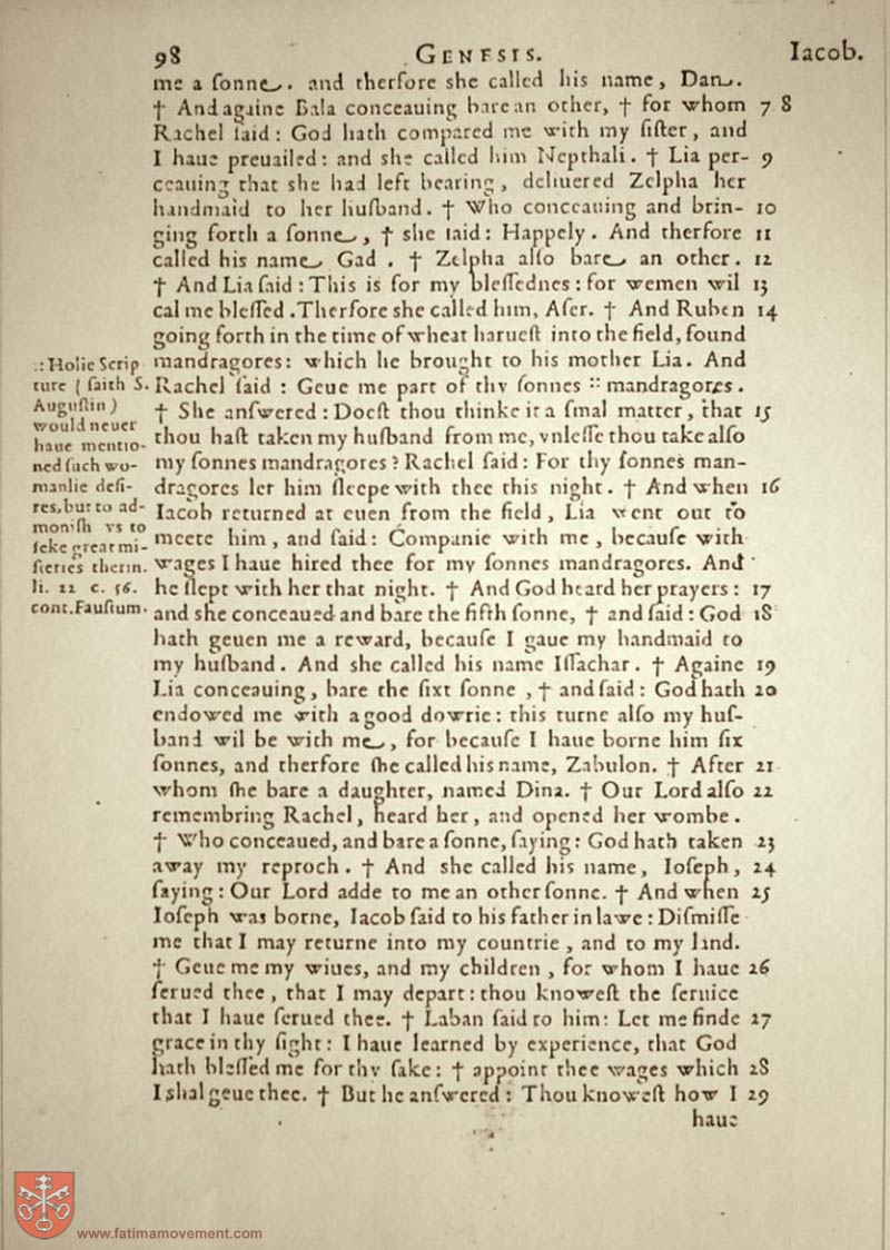Original Douay Rheims Catholic Bible scan 0118