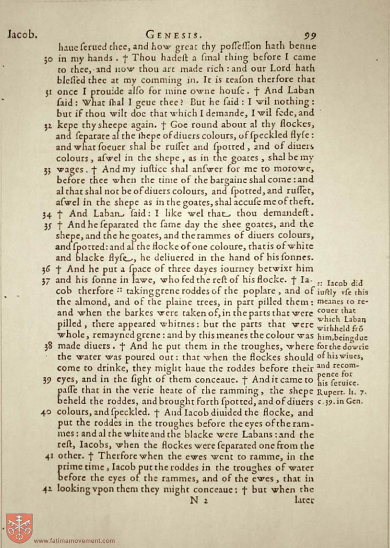 Original Douay Rheims Catholic Bible scan 0119