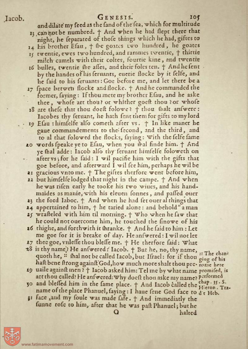 Original Douay Rheims Catholic Bible scan 0125